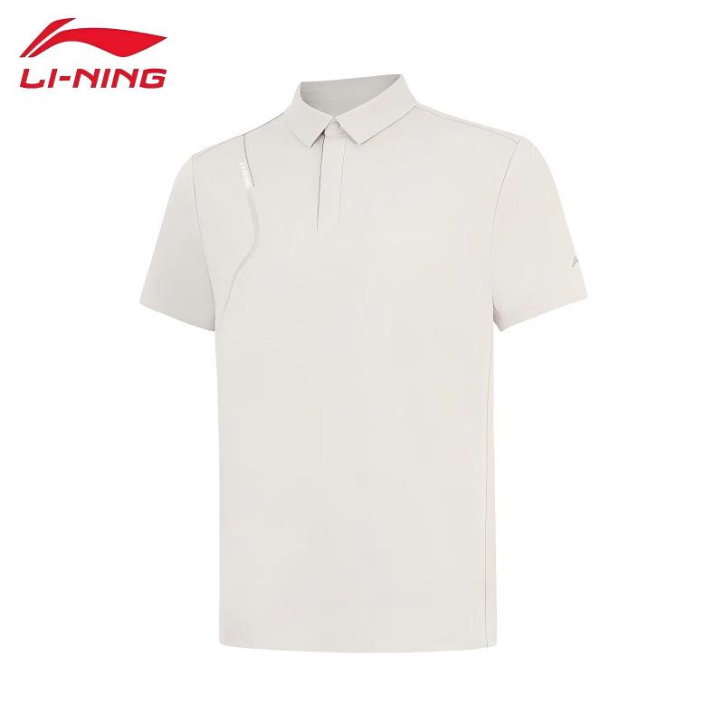 LI-NING 2026 Men s Comfortable Lapel Short-Sleeve Polo Shirt APLW247 XL