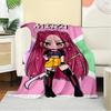 K-POP Anime Dívčí Skupina Čtyři Roční Období Měkká Teplá Přikrývka Celoroční Silně Pletená Polyesterová Přehoz na Postel, Kempování, Cestování Perfektní Dárek