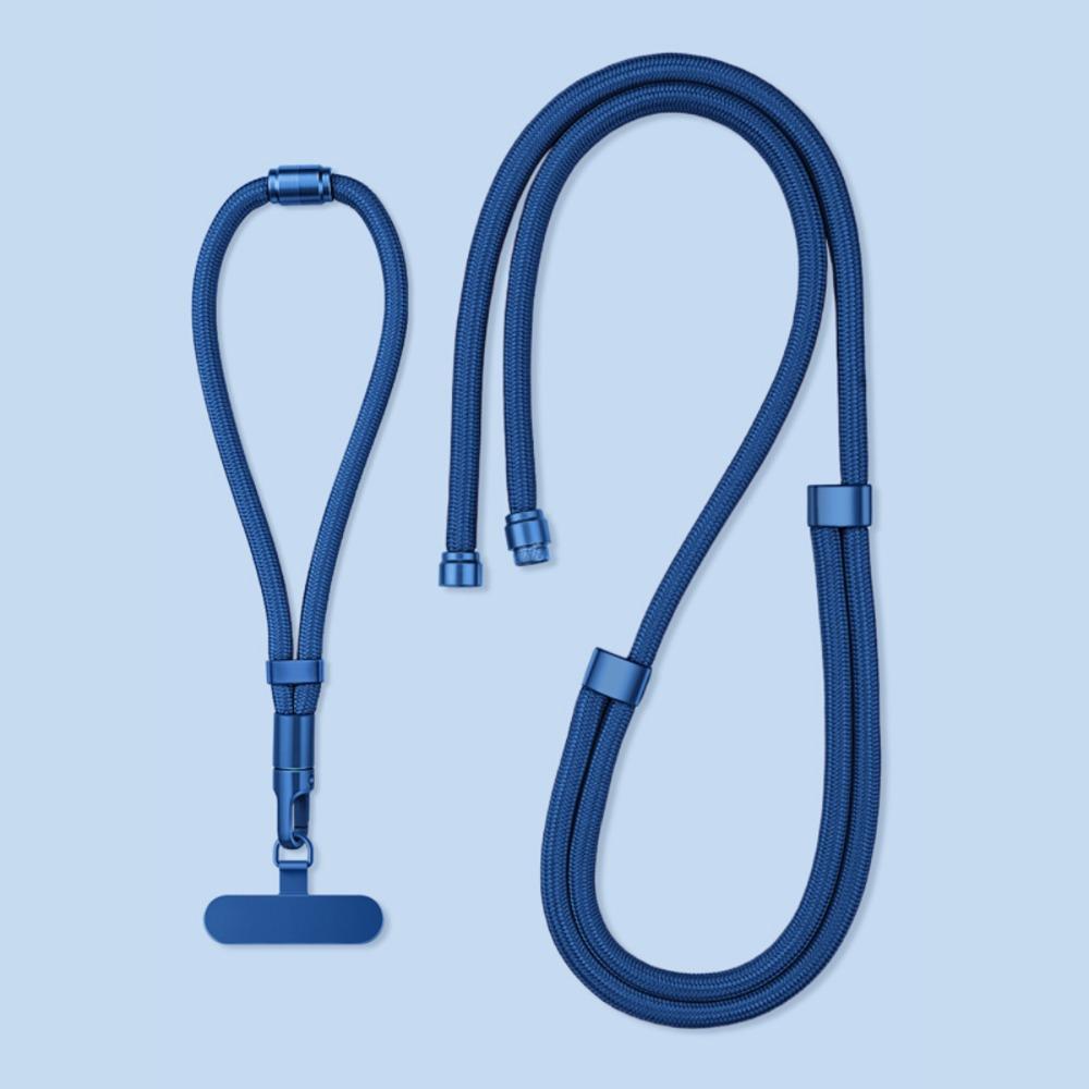 Popruh na telefon k zavěšení na krk a přes tělo s nastavitelnou délkou, 3v1 řetízek na telefon, cestování, outdoor