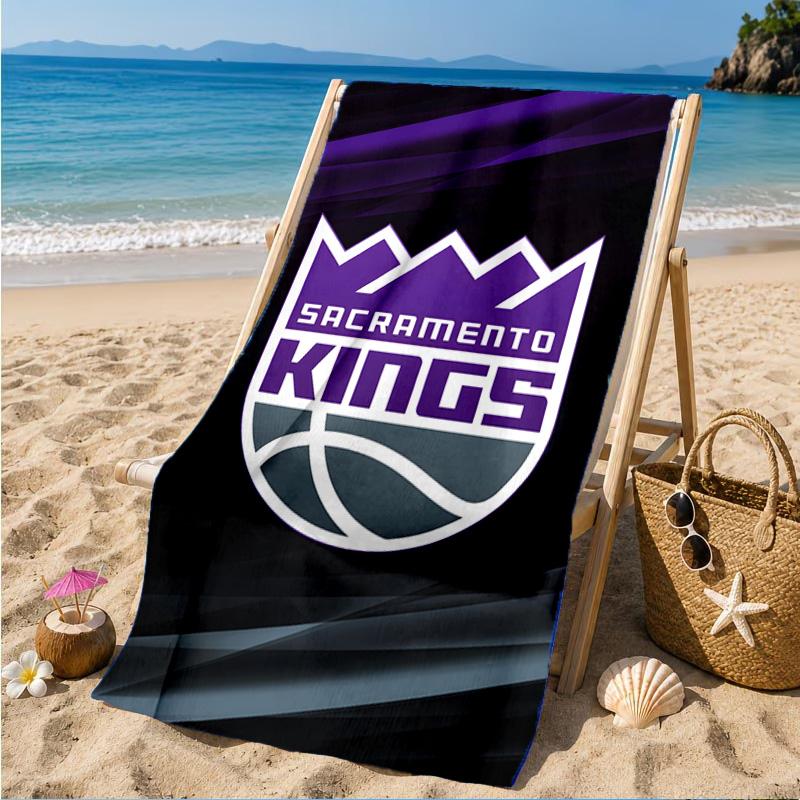 Kings Basketball Beach Towel, Microfiber Beach Towel, Perfect For Pool, Beach, Travel, Home Decor Beach Party Fan gifts