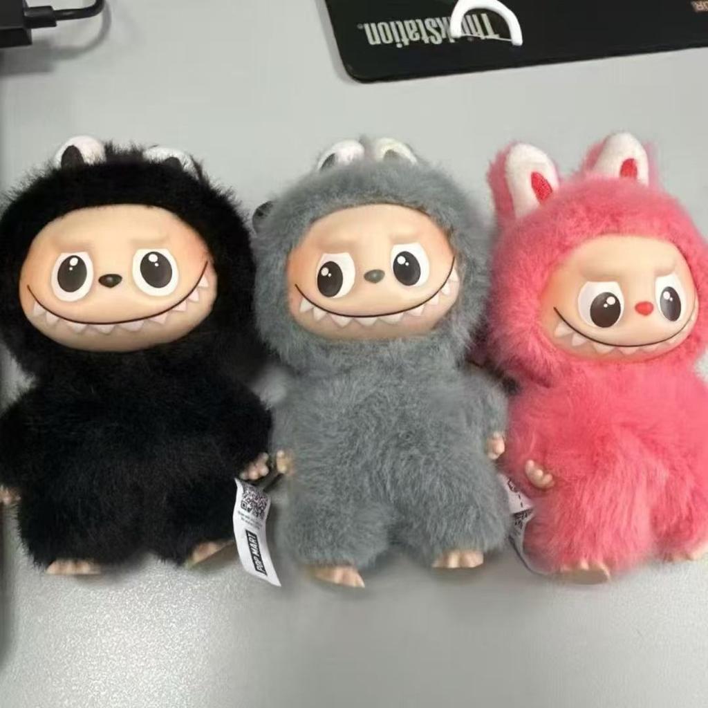 POP MART Fourth Generation Small Pendant Vinyl Face Plush Doll Keychain Blind Box