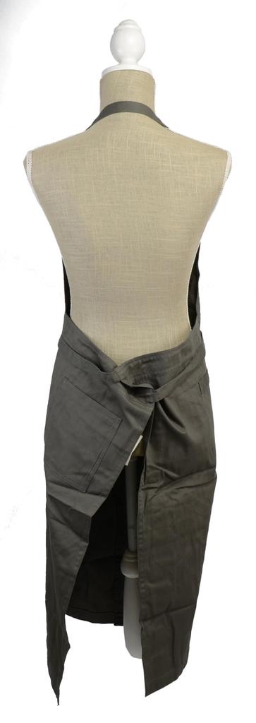 Friends Hill Long Apron Average Gray