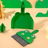 2 Teile/satz Kleine Besen Kehrschaufel-set Cartoon Kaninchen Bär Frosch Muster Tastaturen Reinigung Mini Besen Kehrschaufel-set