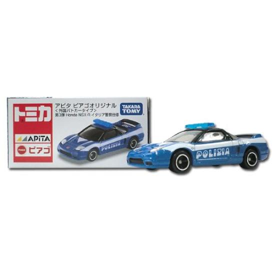 

Apita Piago Original Foreign Police Car Type Honda Italian Police Specification Takara Tomy [Tomica] 3rd Edition NSX-R