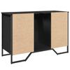 Vidaxl Under-Sink Cabinet, Black, 91X35X60 Cm