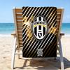Strandtuch mit Aufdruck des Fußballmannschaftswappens, superweiche Mikrofaser, perfektes Geschenk zum Geburtstag, für Pool, Strand, Reisen, für Familie und Freunde