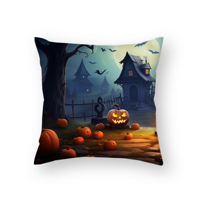 Neue Kürbis Halloween Dekoration Cartoon Kissenbezug Feiertag Wohnzimmer Sofa Schlafzimmer Bettseite Rückenkissen