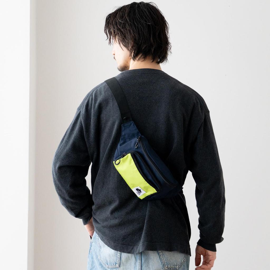 Logos Park Waist Body Perfect for Town and Walking [LOGOS Park] Bag, Pouch, Bag, Two-Tone, Use, Walking, Leisure, Hiking,
