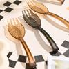 2 pezzi forchetta cucchiaio design 3 in 1 forchetta cucchiaio scolapasta versatili design ergonomico per la tavola per la cucina domestica