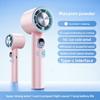 Handheld Ice Cooling Fan With Type C Rechargeable And Adjustable Speed For Outdoor Use