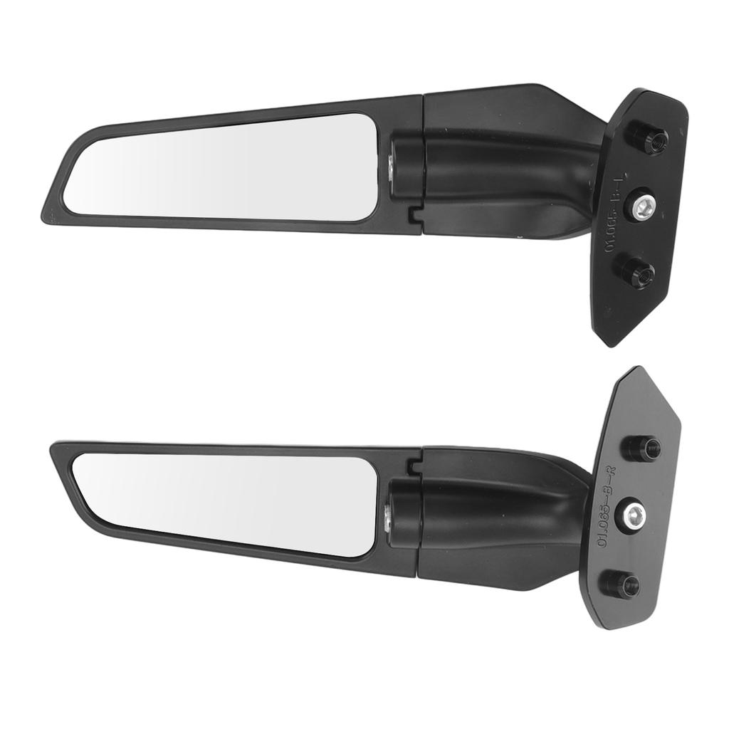 Motorcycle Wind Wing Mirror Rotatable Rearview Mirror Replacement for SUZUKI GSXR 1000 2017‑2021