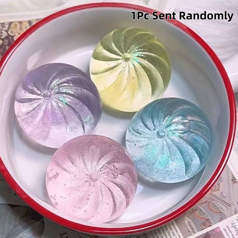 

1/2/4Pcs Fun Gold Flour Buns Dumpling Shapes Antistress Fingertip Toys Squishy Stress Balls With Maltose Syrup For Kids Gift A1