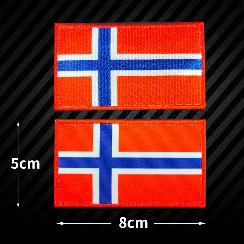 5 Stück Weltflagge Stickerei Stoffaufkleber Armband Klettverschluss DIY Aufnäher Stickerei Stoffaufkleber