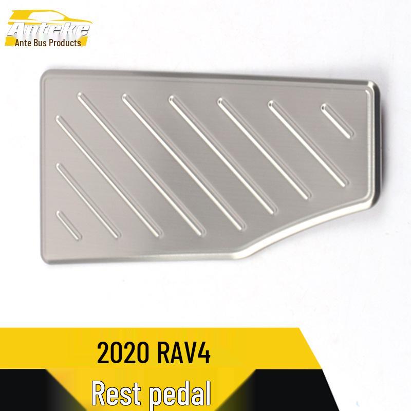 RAV4 Decorative Pedal Stickers: Fits 20 Models, Includes Welcome, Accelerator, Brake Pedals
