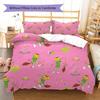 Bibi and Tina Pattern Bedding,Quilt Set Quilt Cover Pillowcase Home Birthday Gift (1 * Duvet Cover + 2 * Pillowcase, Without Core)