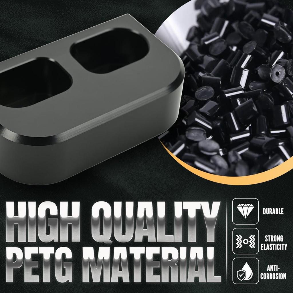 Canitu 2Pcs Black Door Lining Bushings Replacement,CNC Machined Door Bushing Kit Door Lining Bushings & Handling Replace Improves Stiffness for Mazda