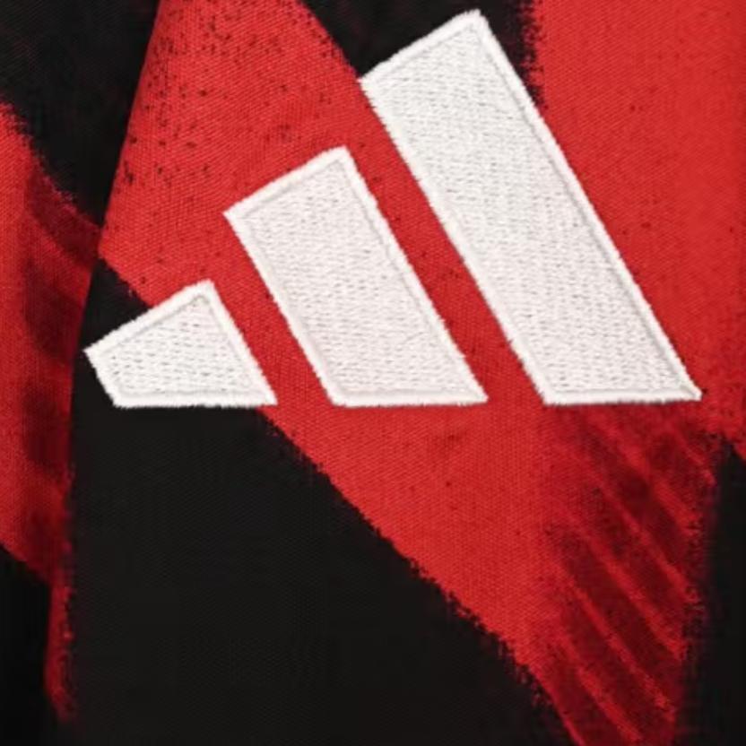 Adidas Manchester United Casual Sports Crew Neck Short Sleeve Football Shirt Men Tops Red Black JP3233