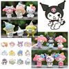 6pcs Sanrio Hellokitty Kuromi Littletwinstars Figures For Cake Decorations