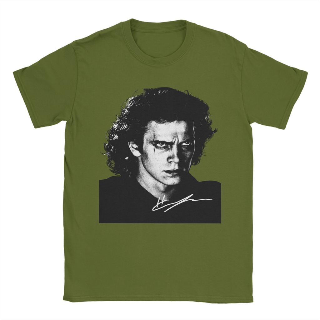 T-shirt Anakin Skywalker da Uomo Divertenti 100% Cotone Magliette Girocollo Manica Corta Abbigliamento Adulto
