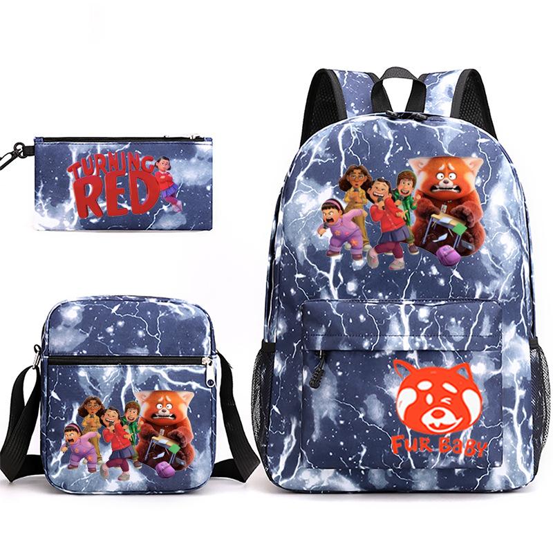 2022 Youth Metamorphosis 3 Sets/piece Laptop Backpack School Teen Girl Student Schoolbag