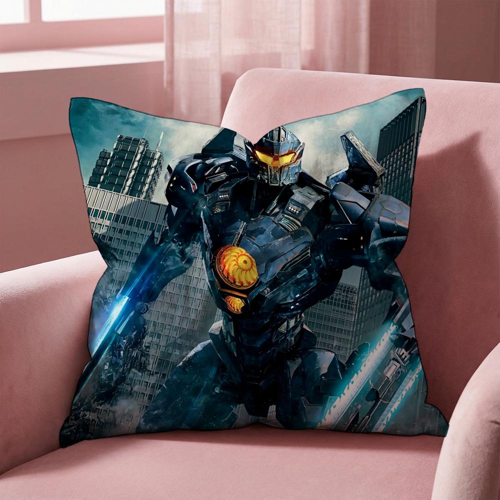 MovieP-PacificS R-RimS Cushion Cover Multi-Scene Pillow Cover for Home & Car - Reversible, Soft & Durable for Daily Use