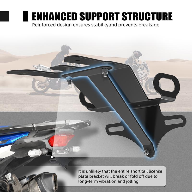 Motorcycle Tail Tidy for Honda CRF1100L Africa Twin/Adv Sports 2020-2025 Rear Fender Eliminator License Plate Holder Bracket