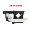Left/Right Car Interior Door Handle Silver Inside Handles for Hyundai Elantra HD 2008-2016 Auto Parts 82610-0Q000 82620-0Q000