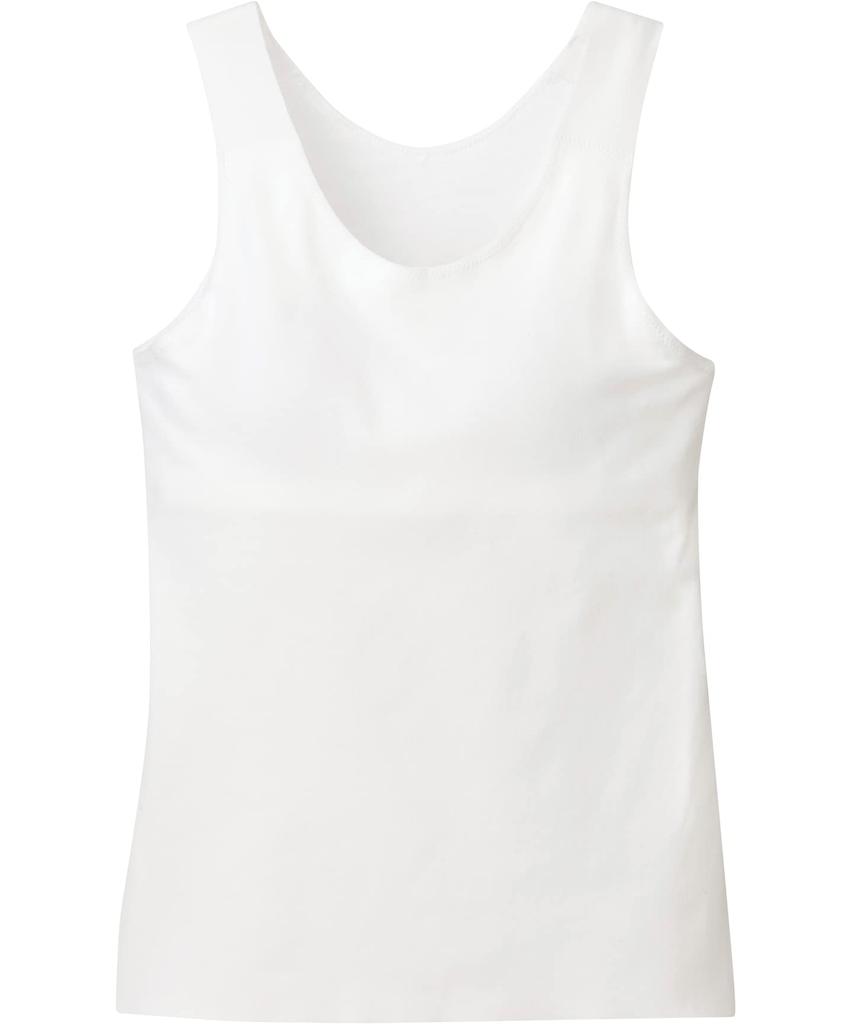 Kids Junior Bra Top Camisole One Step To a Bra for Those Whose Busts Are Starting To Grow CZX223 Girls WH S [Wacoal Junior] - [STEP 2] [Smooth