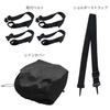 Komine Touring Seat Bag for Olive Free SA-240 Motorcycles,