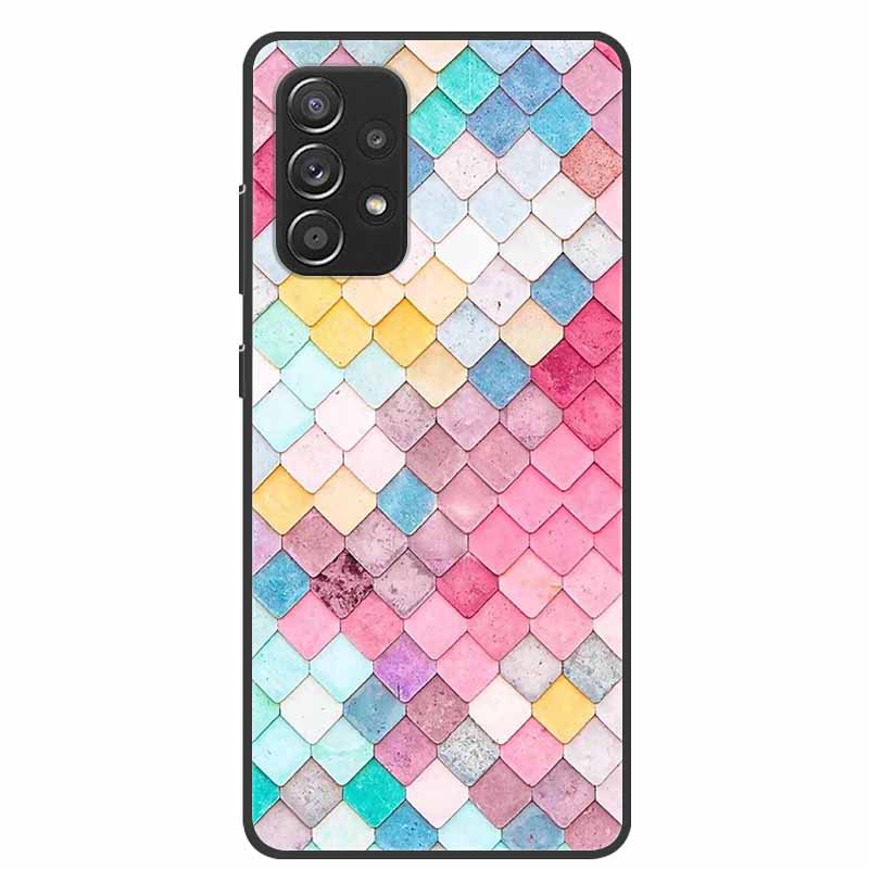 Für Coque Samsung A52s 5G Hülle Stoßfeste weiche Silikon-TPU-Rückseite für Samsung Galaxy A52s 5G Handyhüllen A52 S Niedlicher Cartoon