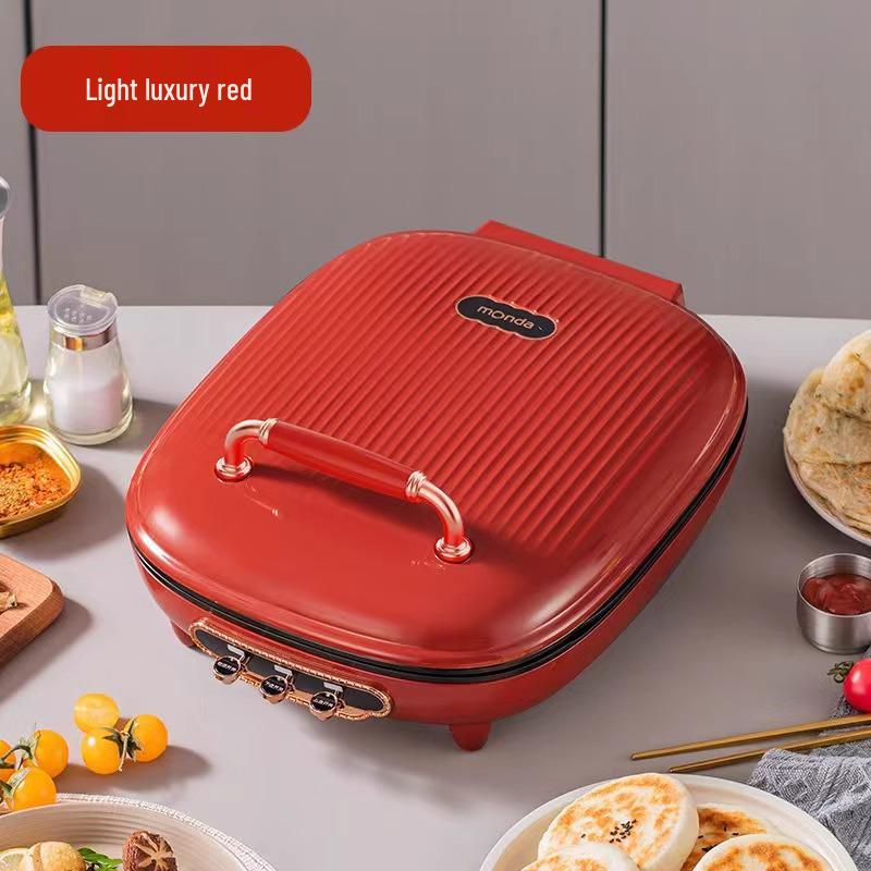 Mondamengda Multifunctional Electric Griddle & Pancake Maker, Double-Sided Non-Stick Frying and Baking Pan