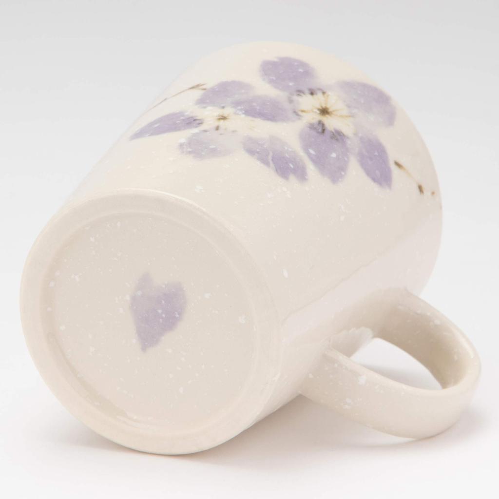 Mino Ware Light Ware Miyama Sakura Mug Purple K80031