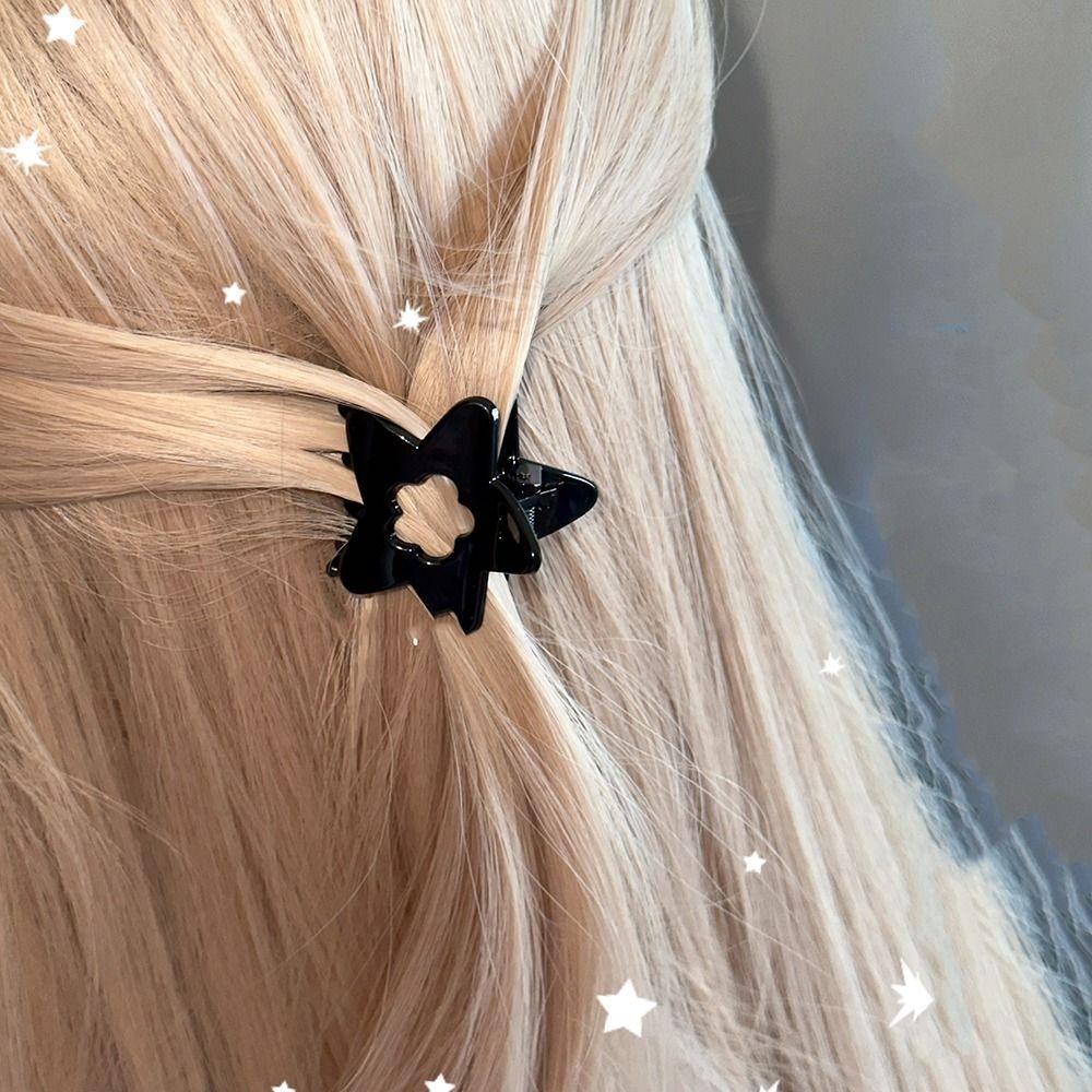 

Plastic Shark Clip Star Hair Claw Korean Style Crab Clip Hair Accessories Women Hair Clips