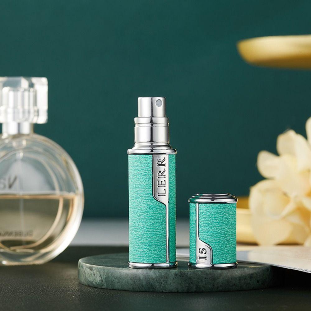 Fragrance Bottom-filled Bottle Fine Mist Self-pumping 5ML Leather Spray Bottle Cologne Moisturizer Atomizer Atomizer Travel