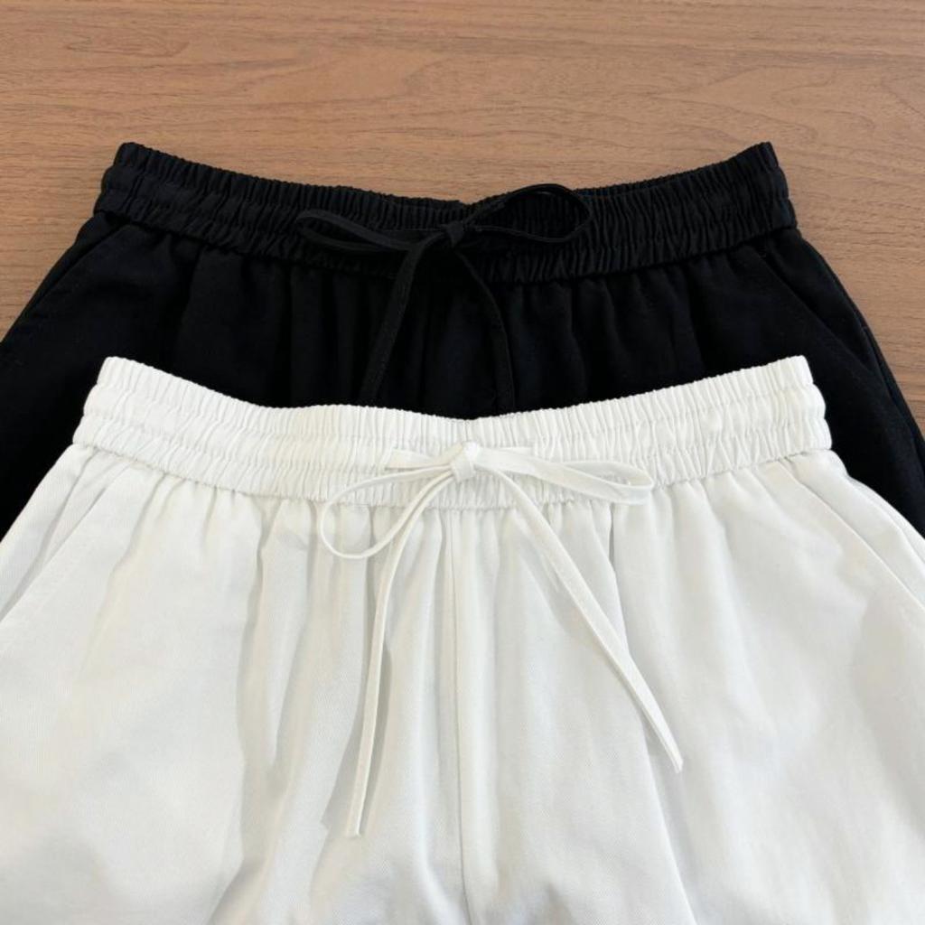 New Retro Casual Shorts with Women's Lace Patchwork Wide Leg Shorts and Casual Pants