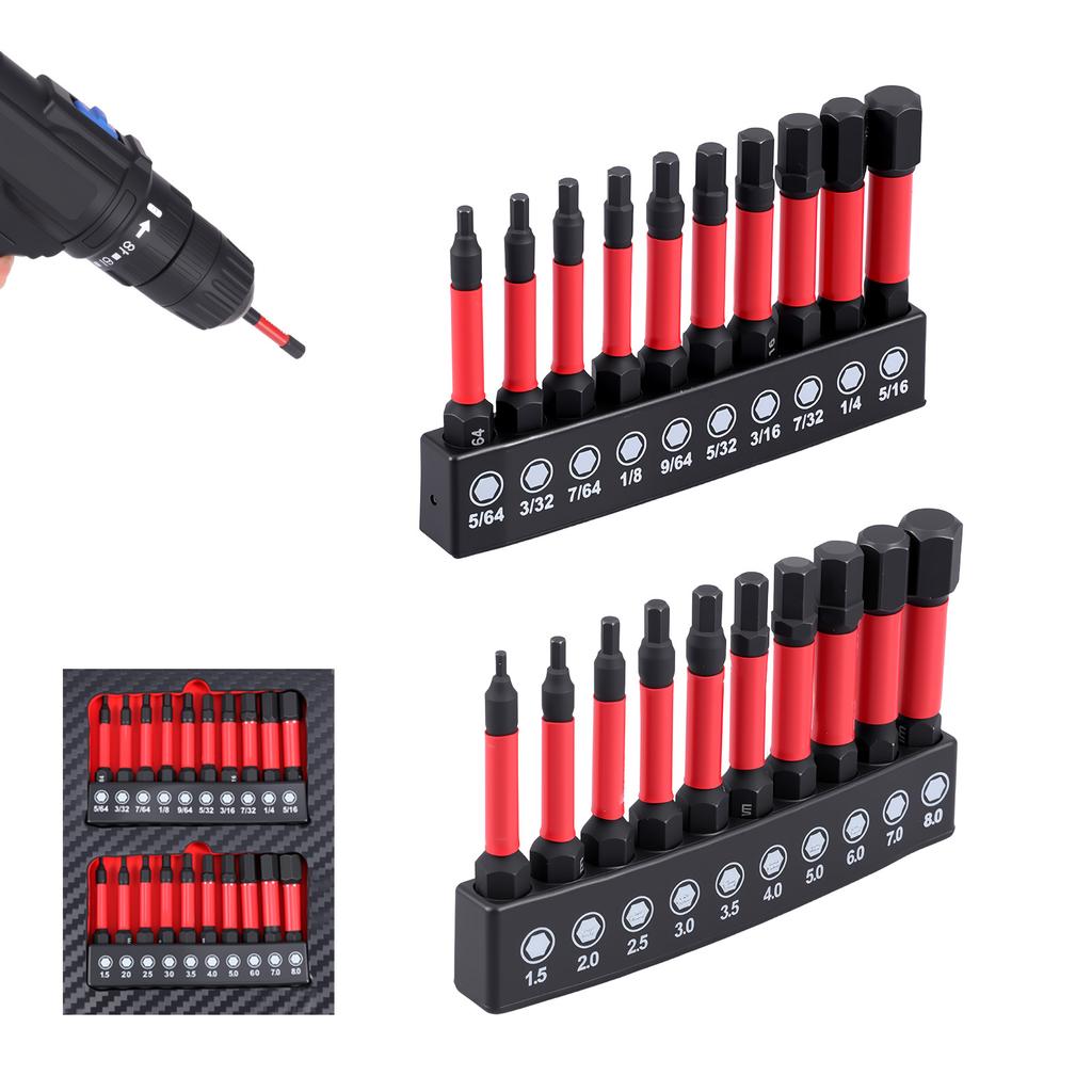 Hex Head Allen Wrench Screwdriver Bit Set Magnetic Octagonal Torx Plum Security Tamper Proof Drill Bits Screw Driver Hand Tools