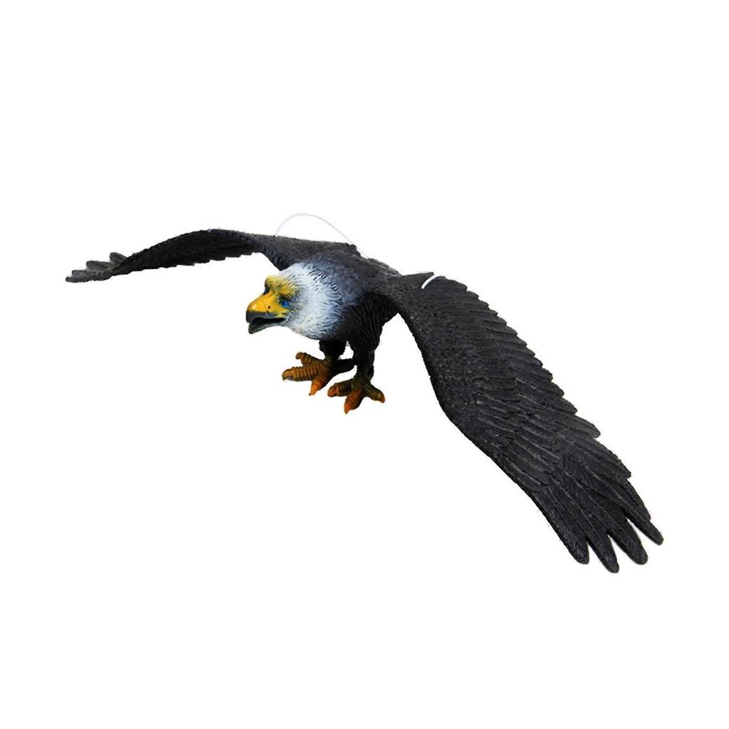 Simuliertes Adler-Modell Spielzeug Tier Vogel Spielzeug für Mädchen Kinder Bildung Geschenk S grau