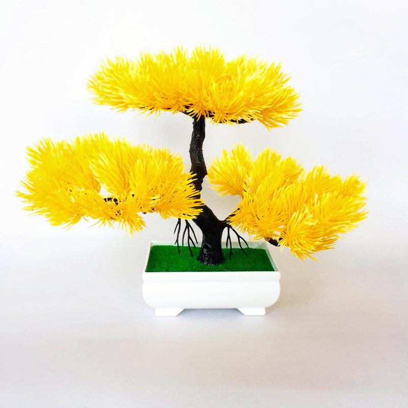 Växa krukväxter Välkommen tall små krukväxter Konstgjorda blomkrukor och konstgjorda gröna krukväxter