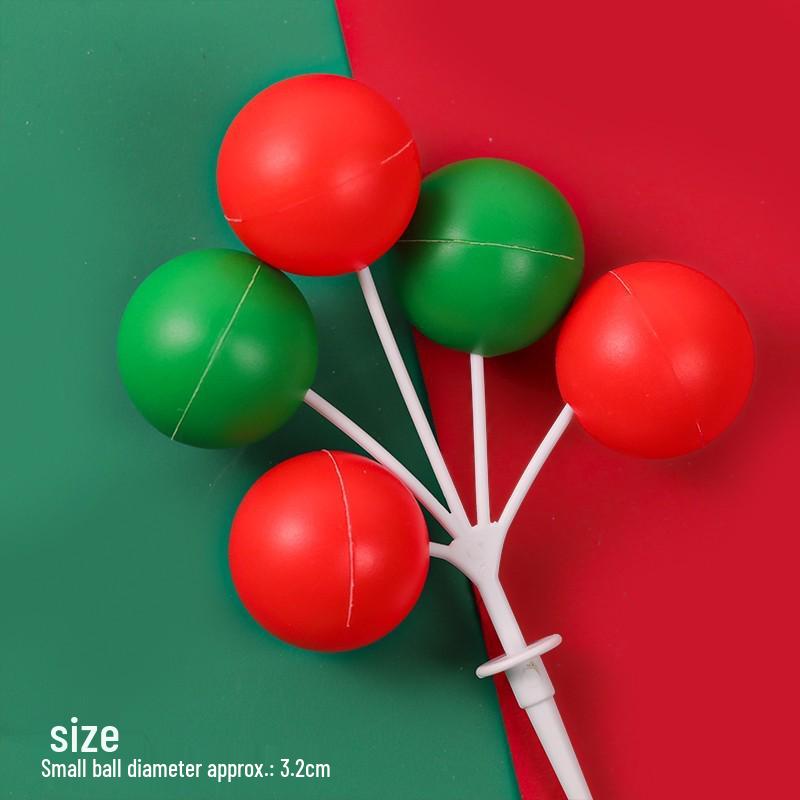 Retro Colorful Balloon Cake Toppers - Large Round for Children's Birthday Dessert Table