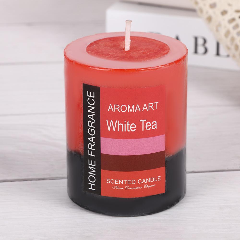 Handmade Retro Cylindrical Scented Candles for Home Non-romantic Emergency Lighting Wedding Church Candles