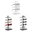 5 Layers Detachable Eyeglass Rack Rotating Mechanism Glasses Display Stand Convenient Eyeglasses Presentation Shelf