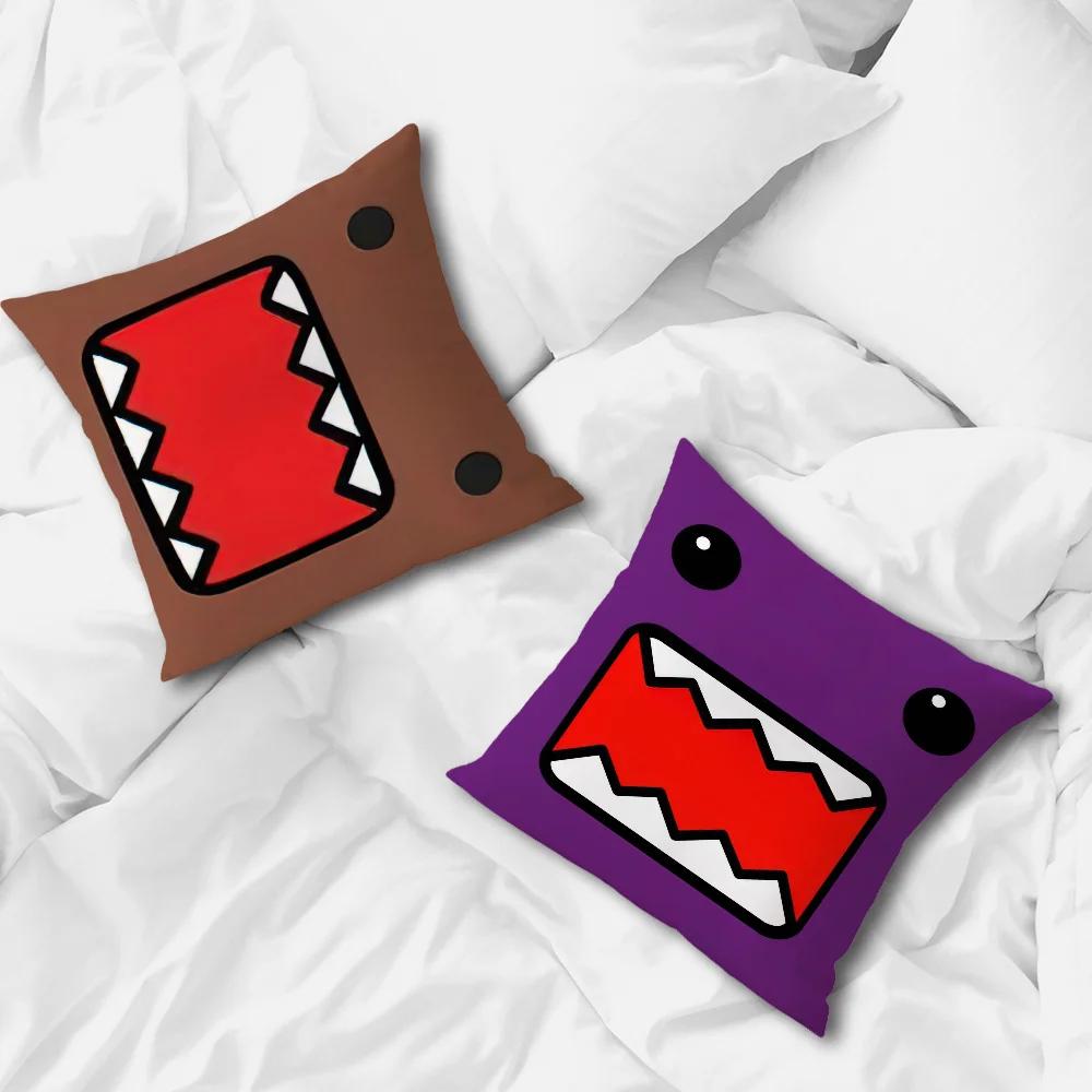 Cartoon Domo Kun Cute Decoration Room Home Sofa Living Office Car Nordic Simplicity Pillow Cover