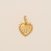 European and American DIY handmade small pendant accessories, heart-shaped horseshoe pendant, gold-plated color preservation