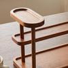 Desktop Display Stand Solid Wood Rack Stable Structure Versatile Organizer Simple Style Office Storage Bracket