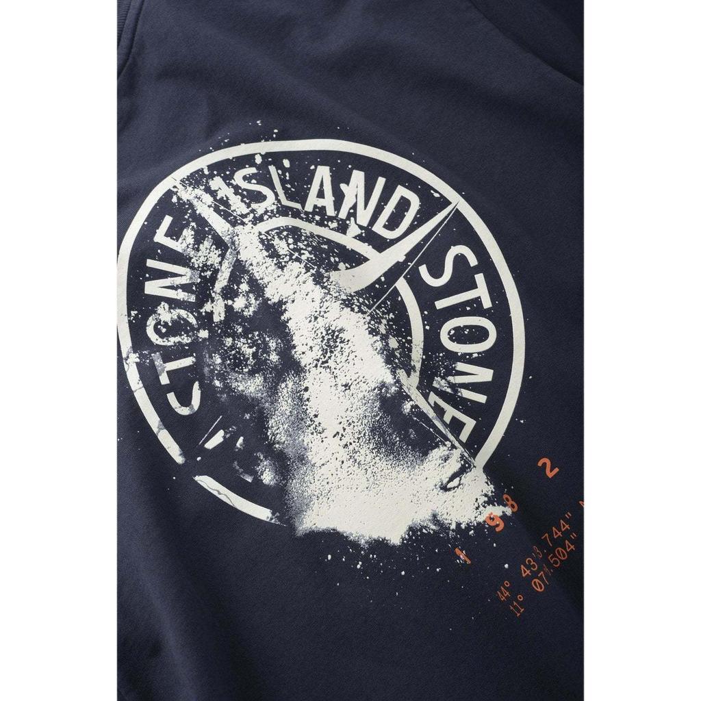 STONE ISLAND Logo Pattern Simple Fit T-Shirt Men Tops L2S152100001S0534V002A