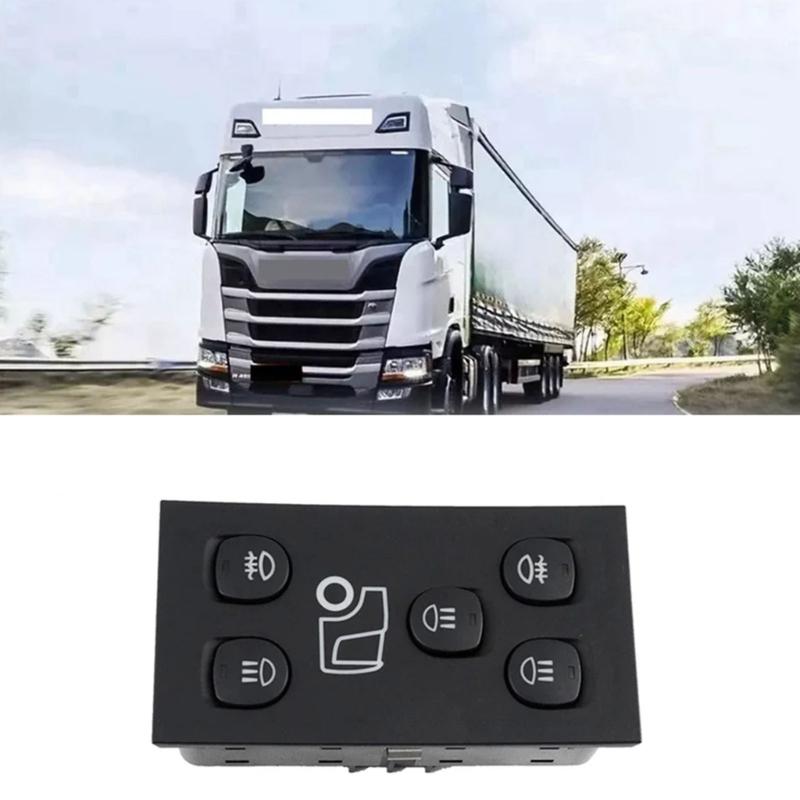 High Sensitivity Headlight Adjustment Control Switches For Commercial Vehicles ABS Construction 1507637 2091754 1900318