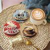 8 Pieces/set of Diamond Painted Coffee Cup Patterned coasters,DIY Coasters with Holder,suitable for Beginners and Adults, Art and Craft Supplies Gifts