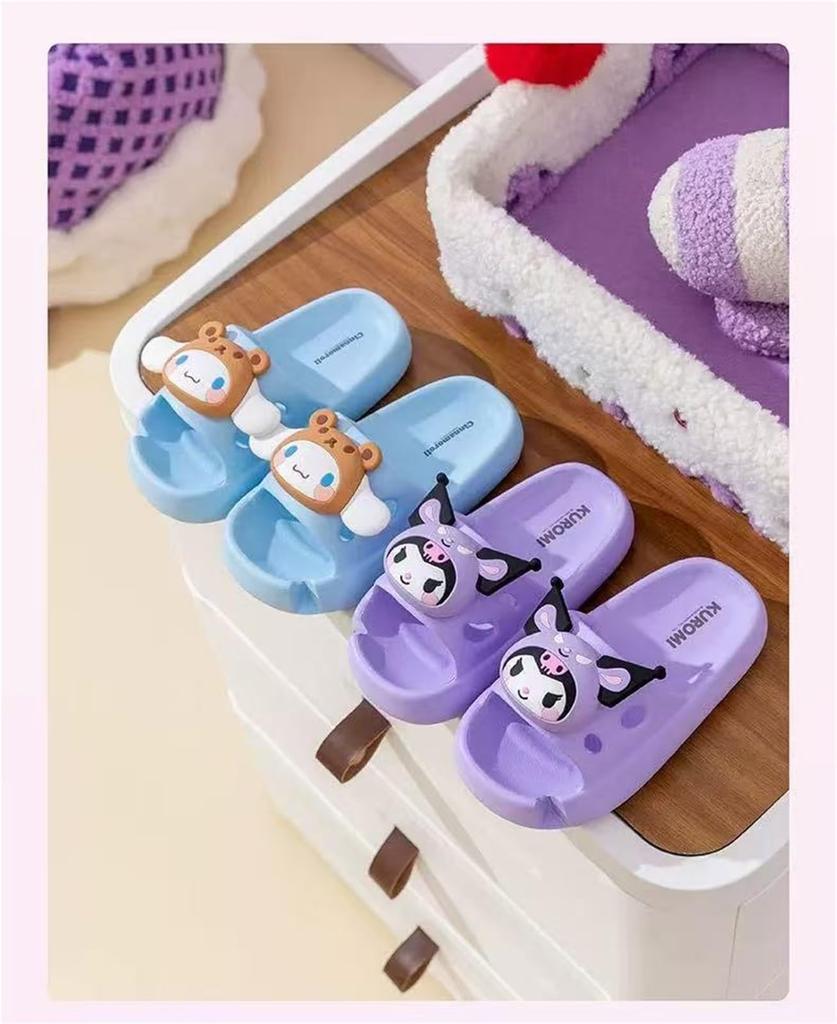 My Pochacco Slippers Sandals Kids Baby Shoes Slippers Room Shoes Indoor Toilet Amphibious Quiet Girls Boys Character Cute Stylish 19 [AGGZOM] Melody,