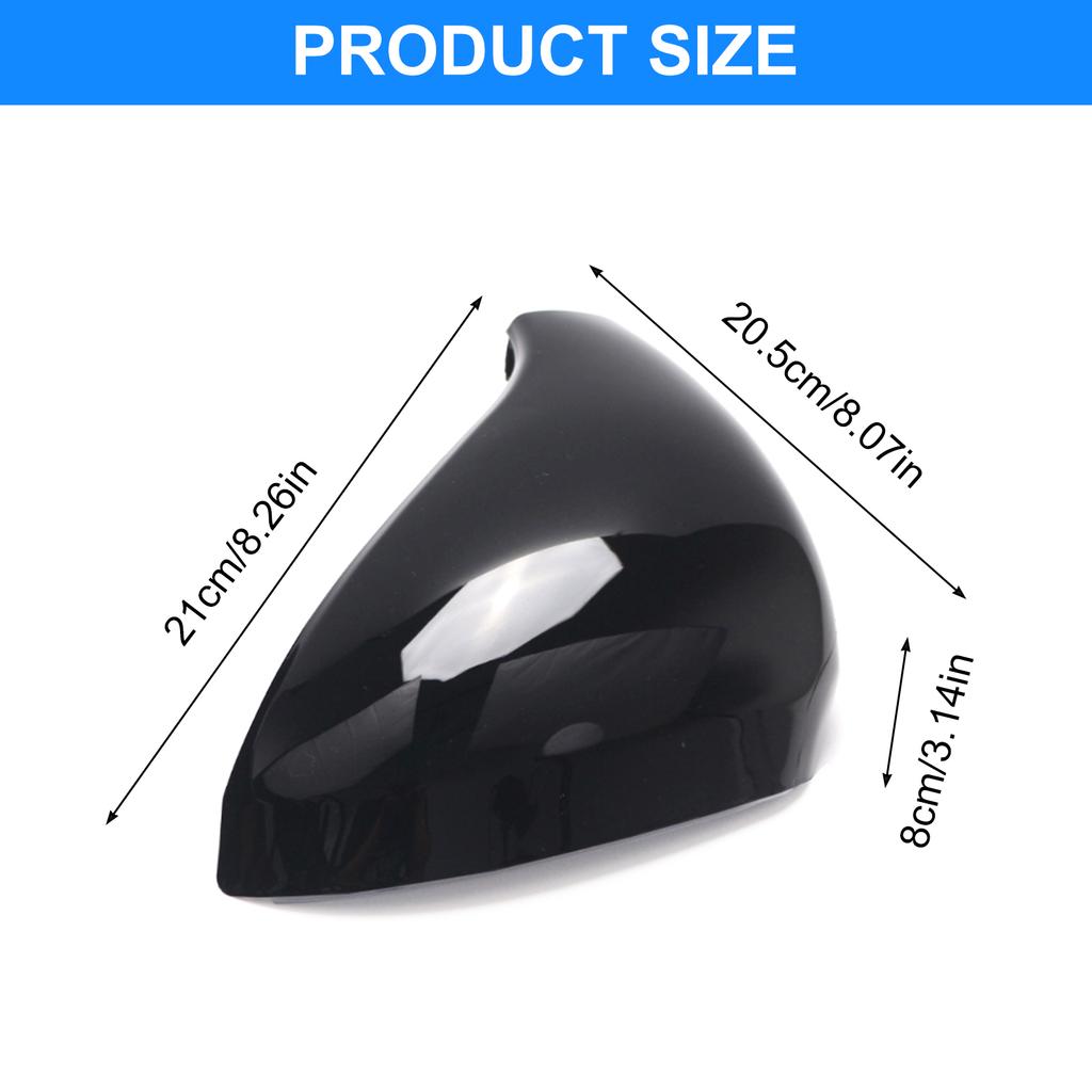 Auto Accessory for 207 2006-2013 Car Side Mirror Case 9680194877 9680194977 Exterior Mirror Cover Housing 1 Pair