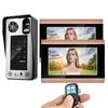 7inch WiFi Wired Video Doorbell APP Remote Video with 1 Camera 2 Monitors
